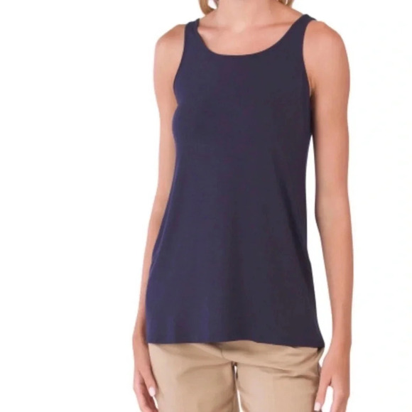 New Eileen Fisher Solid Scoop Neck Long Tank Top Petites PP
Midnight The system - Picture 2 of 11